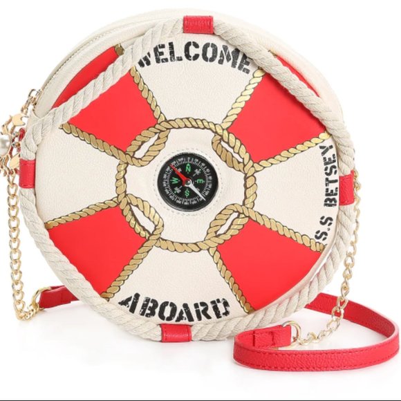 Betsey Johnson Handbags - Betsey Johnson HEY THERE SAILOR CROSSBODY